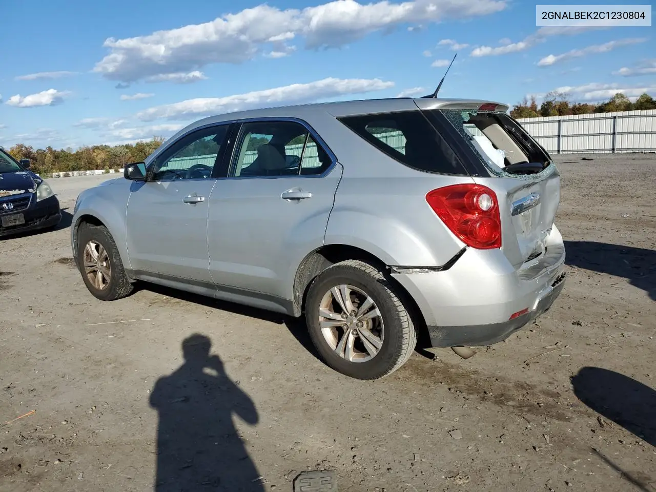 2GNALBEK2C1230804 2012 Chevrolet Equinox Ls