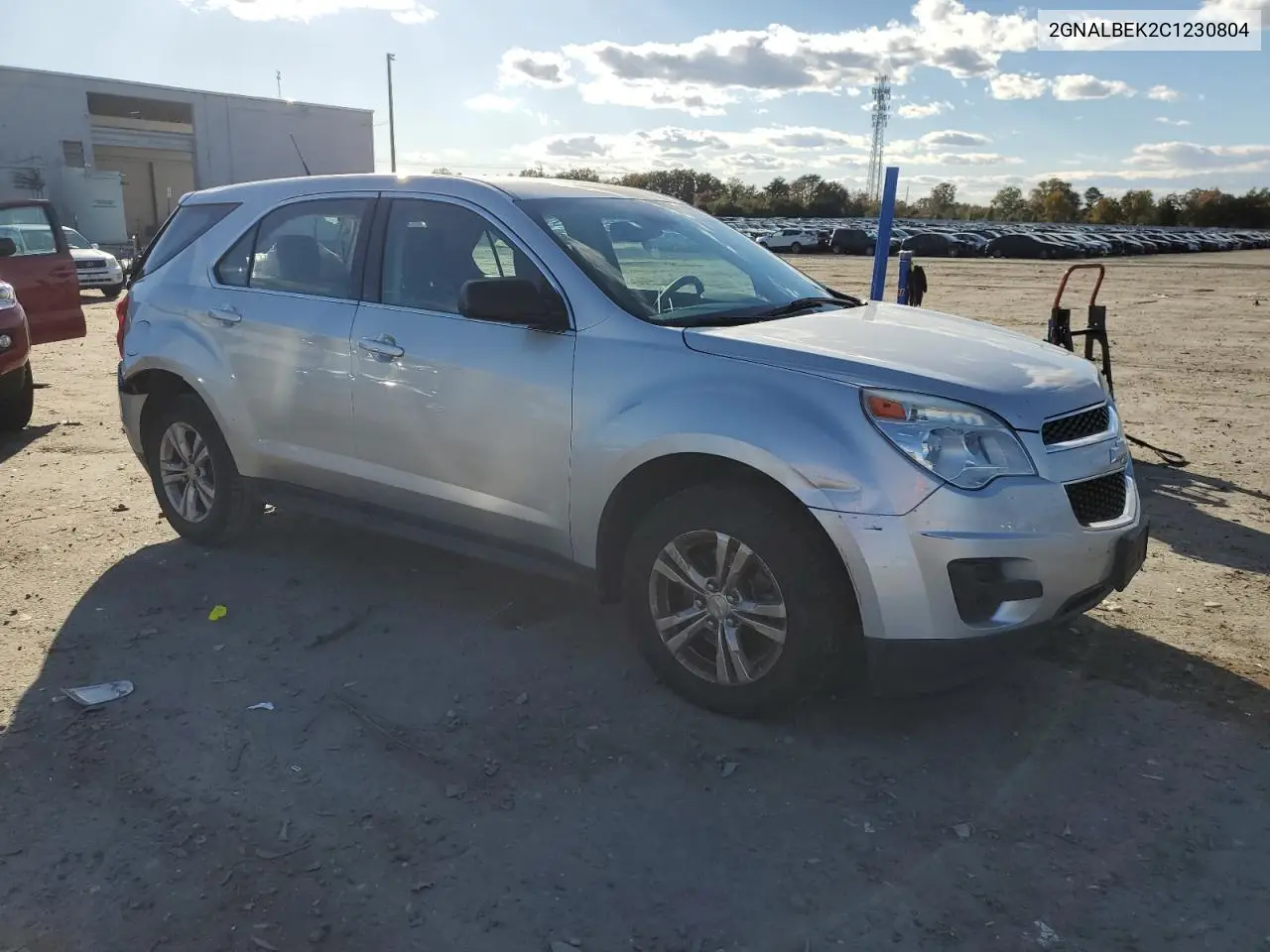 2GNALBEK2C1230804 2012 Chevrolet Equinox Ls