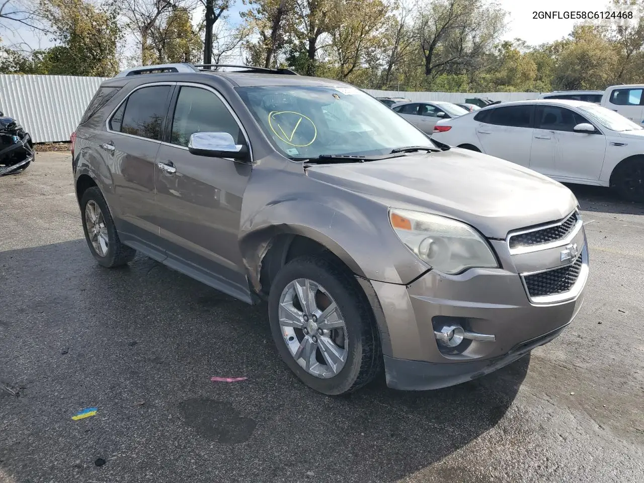 2GNFLGE58C6124468 2012 Chevrolet Equinox Ltz