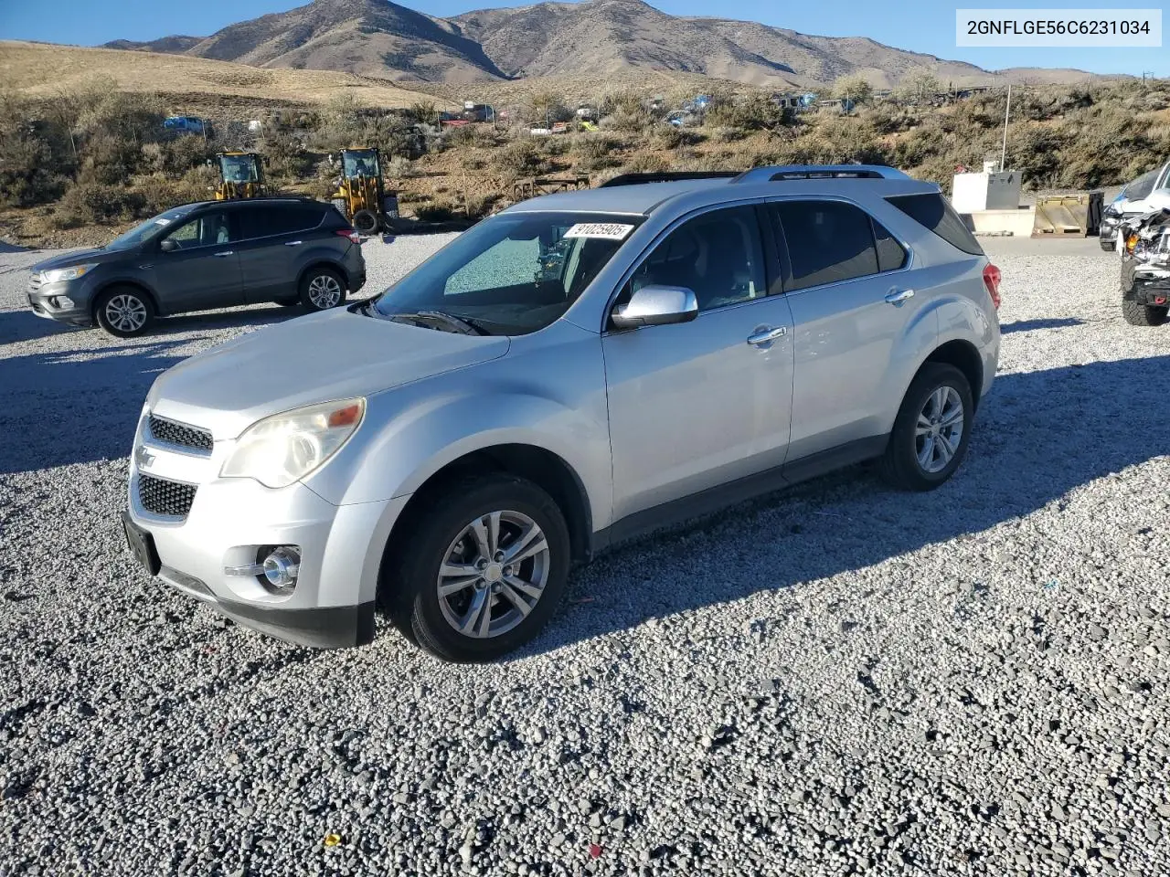2GNFLGE56C6231034 2012 Chevrolet Equinox Ltz