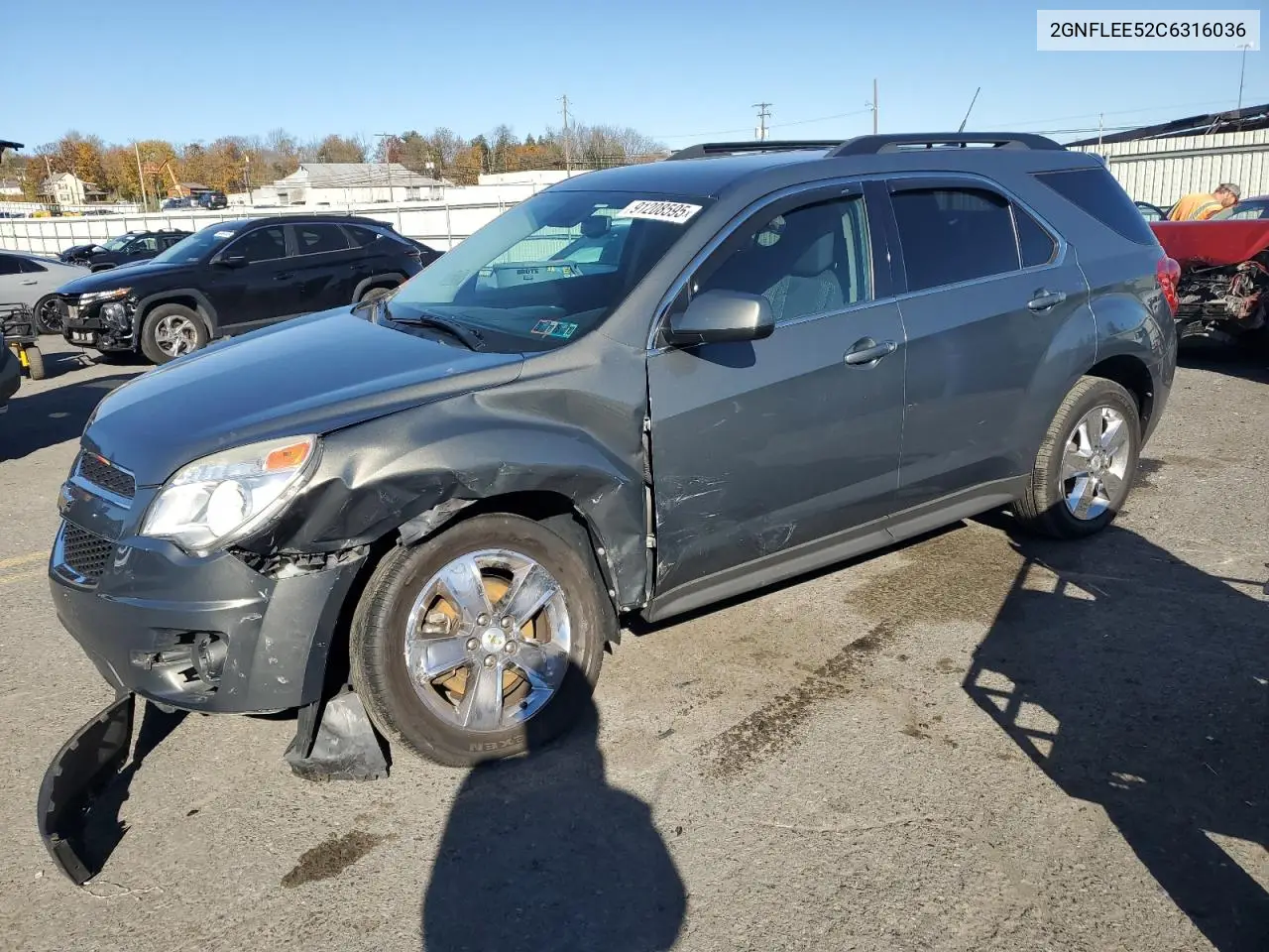 2GNFLEE52C6316036 2012 Chevrolet Equinox Lt