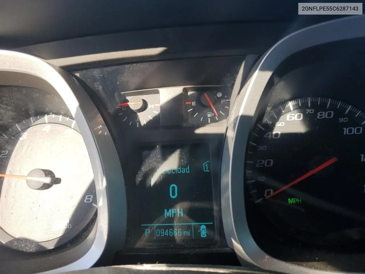 2GNFLPE55C6287143 2012 Chevrolet Equinox Lt