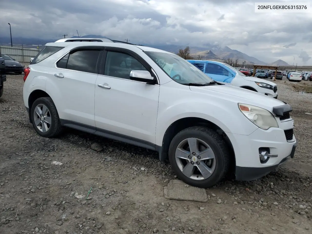2GNFLGEK8C6315376 2012 Chevrolet Equinox Ltz