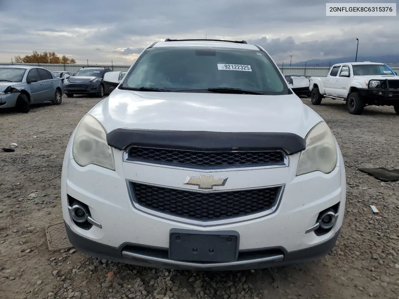 2GNFLGEK8C6315376 2012 Chevrolet Equinox Ltz