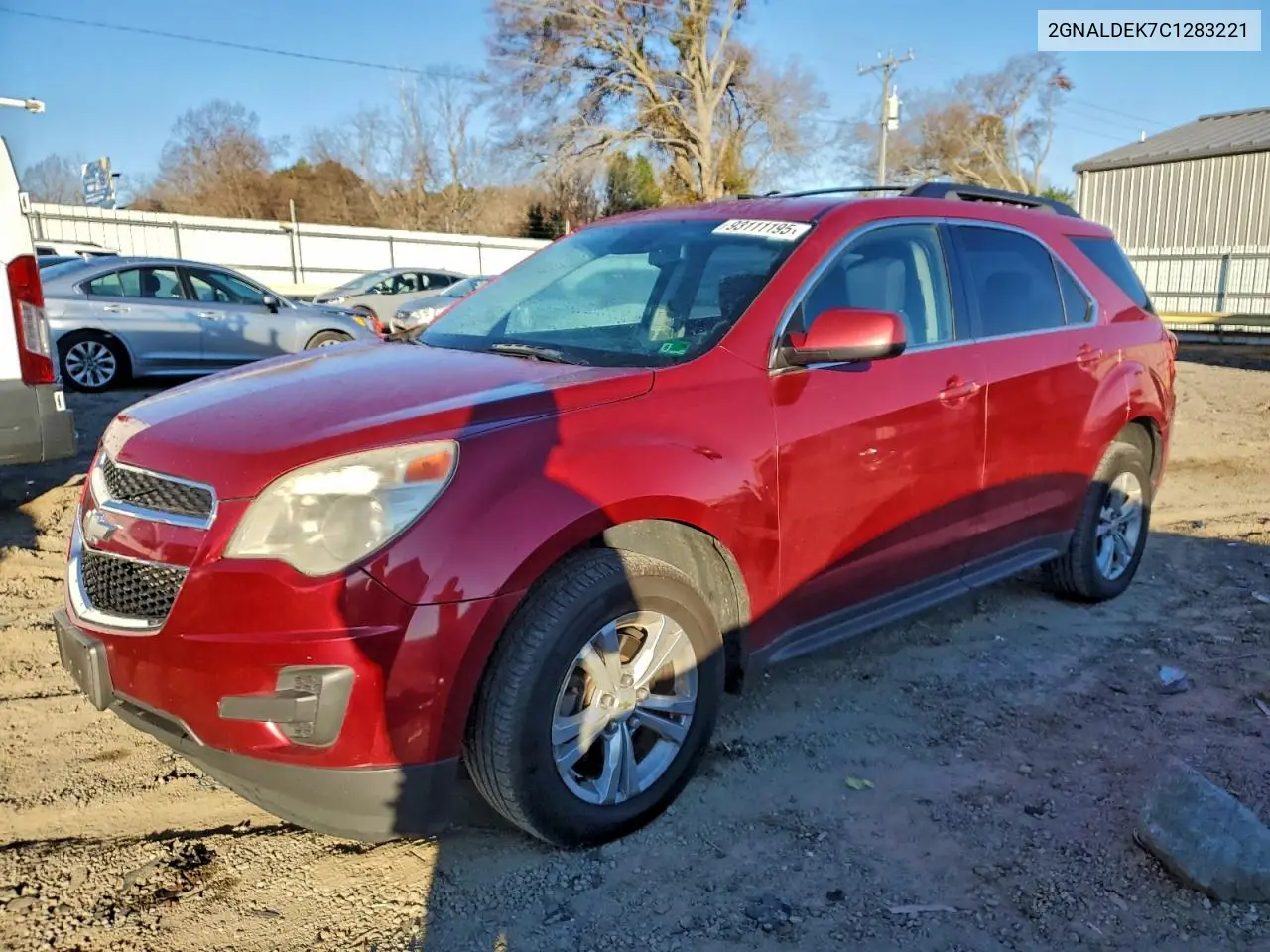 2GNALDEK7C1283221 2012 Chevrolet Equinox Lt