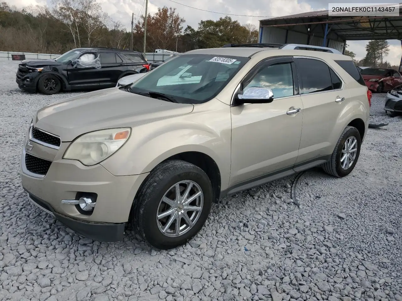 2GNALFEK0C1143457 2012 Chevrolet Equinox Ltz
