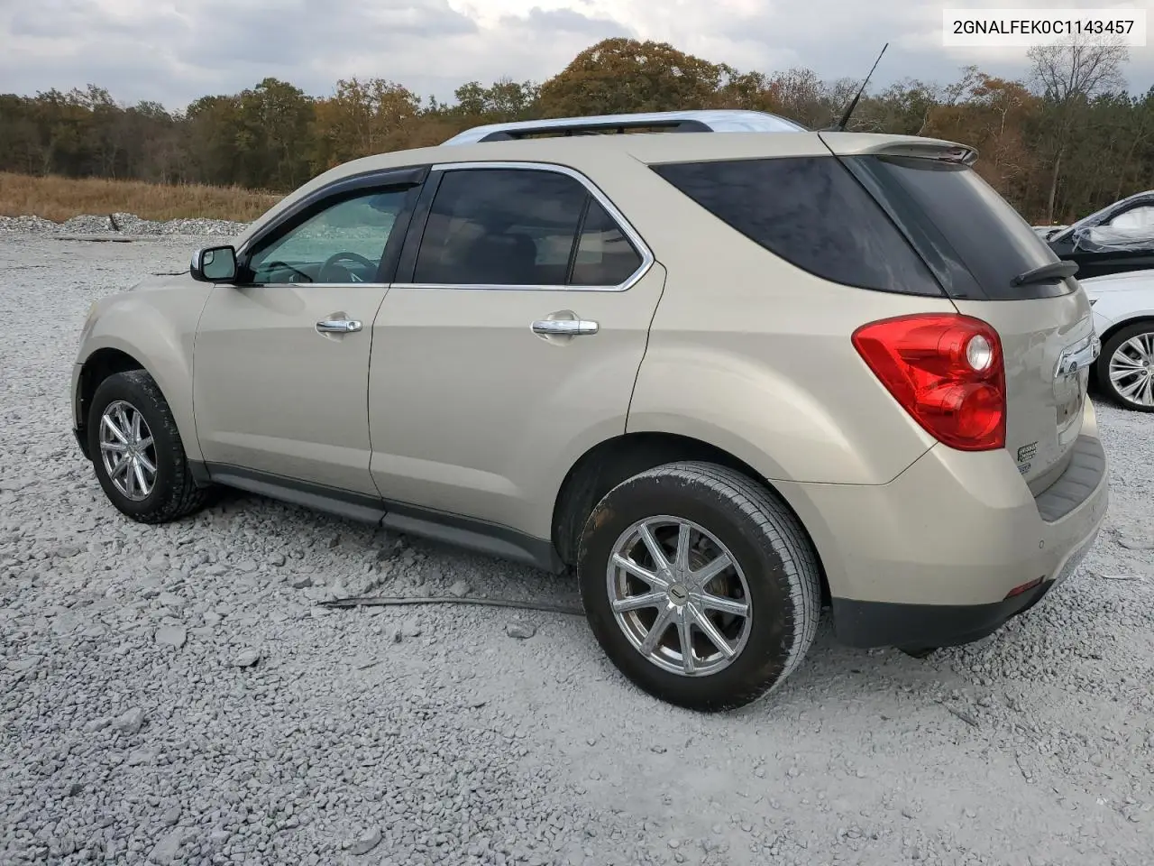 2GNALFEK0C1143457 2012 Chevrolet Equinox Ltz