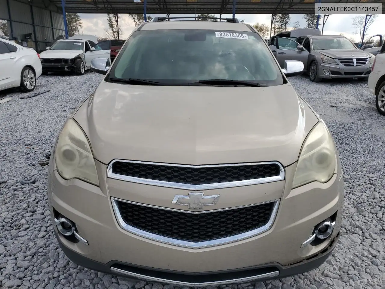 2GNALFEK0C1143457 2012 Chevrolet Equinox Ltz