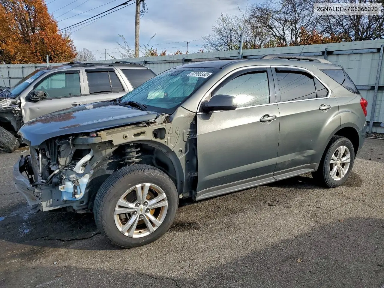 2GNALDEK7C6366070 2012 Chevrolet Equinox Lt