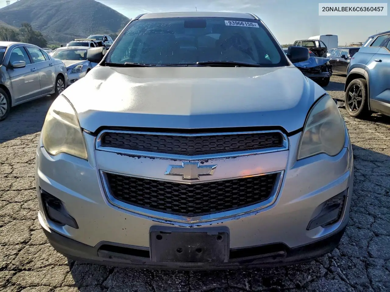 2GNALBEK6C6360457 2012 Chevrolet Equinox Ls