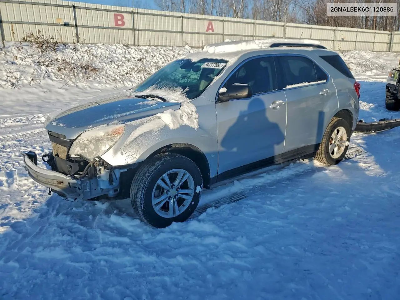 2GNALBEK6C1120886 2012 Chevrolet Equinox Ls