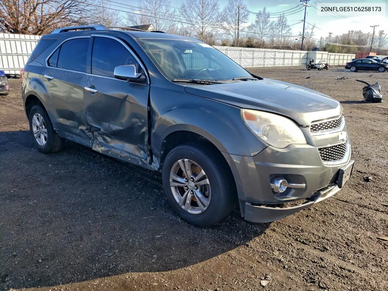 2GNFLGE51C6258173 2012 Chevrolet Equinox Ltz