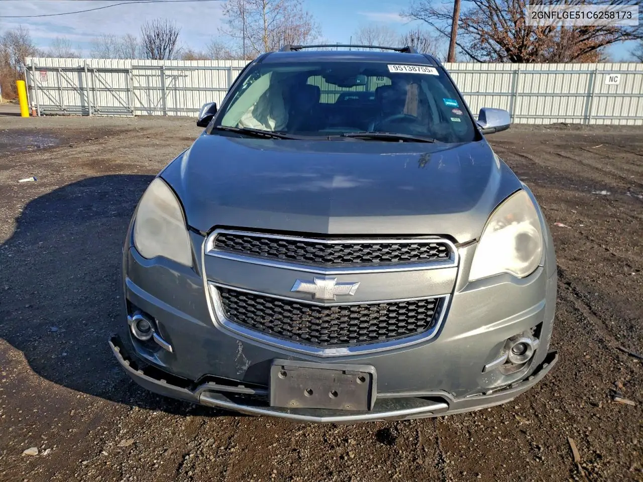 2GNFLGE51C6258173 2012 Chevrolet Equinox Ltz