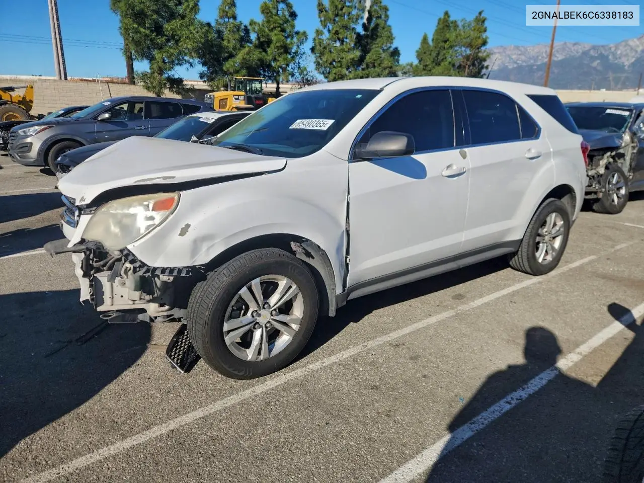 2GNALBEK6C6338183 2012 Chevrolet Equinox Ls