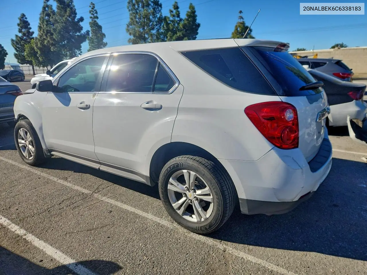 2GNALBEK6C6338183 2012 Chevrolet Equinox Ls