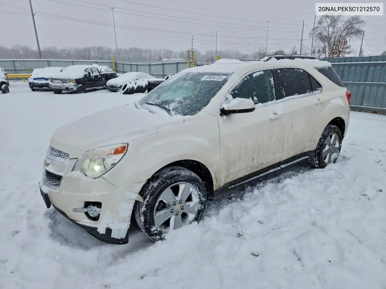 2GNALPEK5C1212570 2012 Chevrolet Equinox Lt