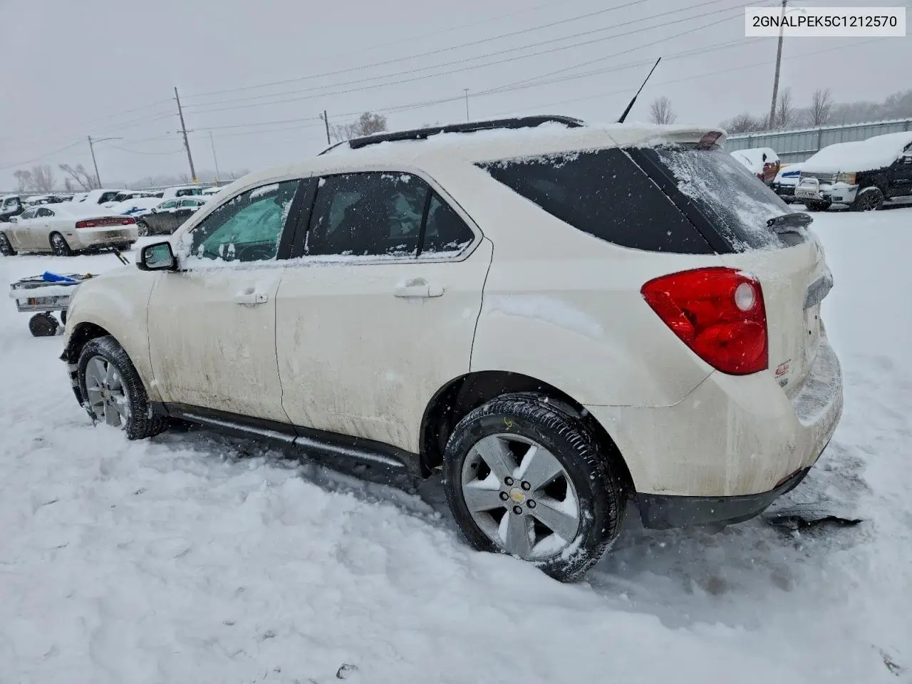 2GNALPEK5C1212570 2012 Chevrolet Equinox Lt