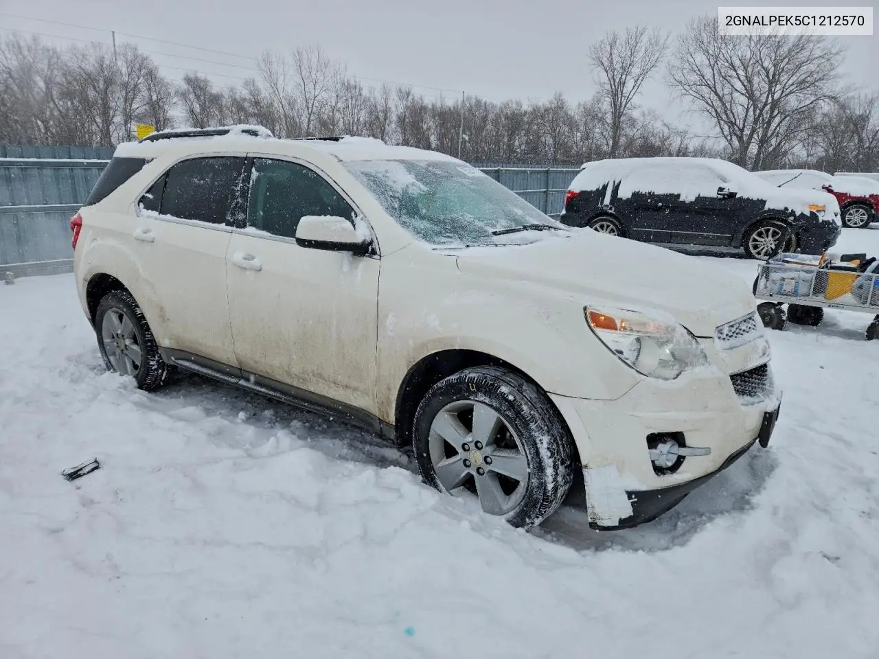 2GNALPEK5C1212570 2012 Chevrolet Equinox Lt