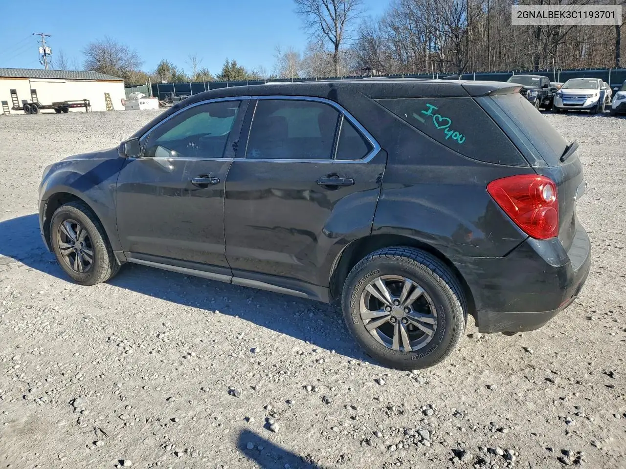 2GNALBEK3C1193701 2012 Chevrolet Equinox Ls