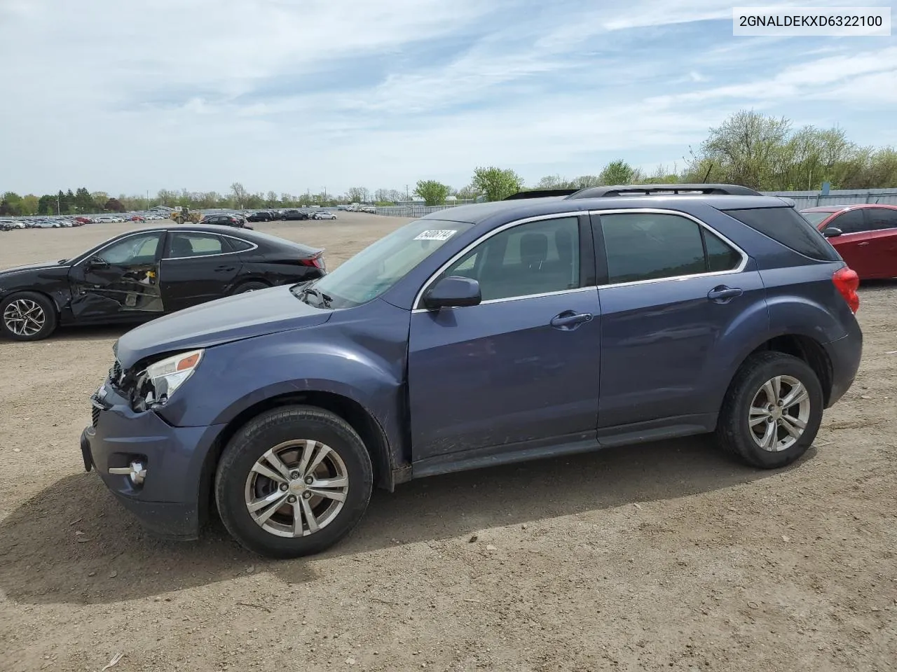 2013 Chevrolet Equinox Lt VIN: 2GNALDEKXD6322100 Lot: 54006114