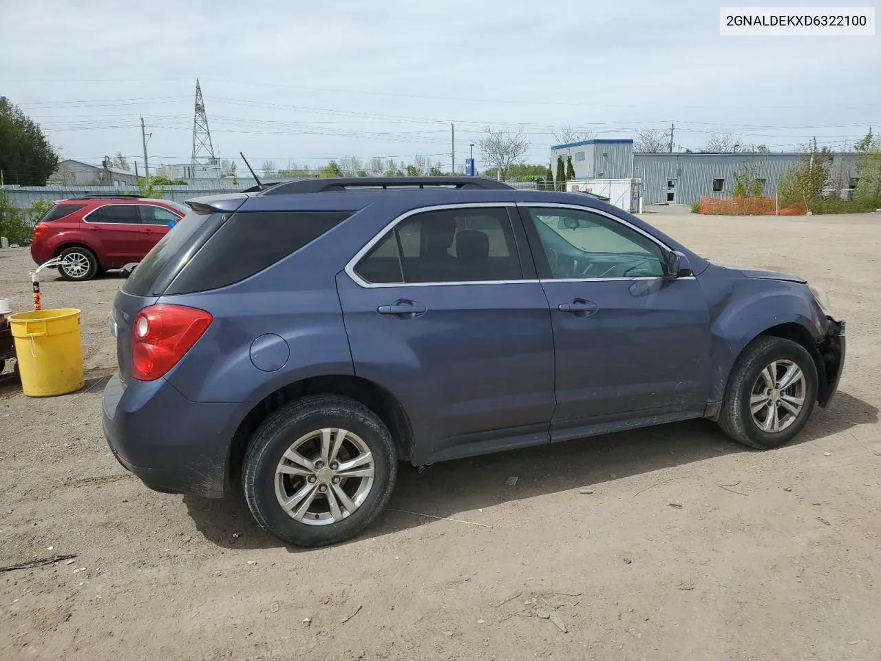 2013 Chevrolet Equinox Lt VIN: 2GNALDEKXD6322100 Lot: 54006114