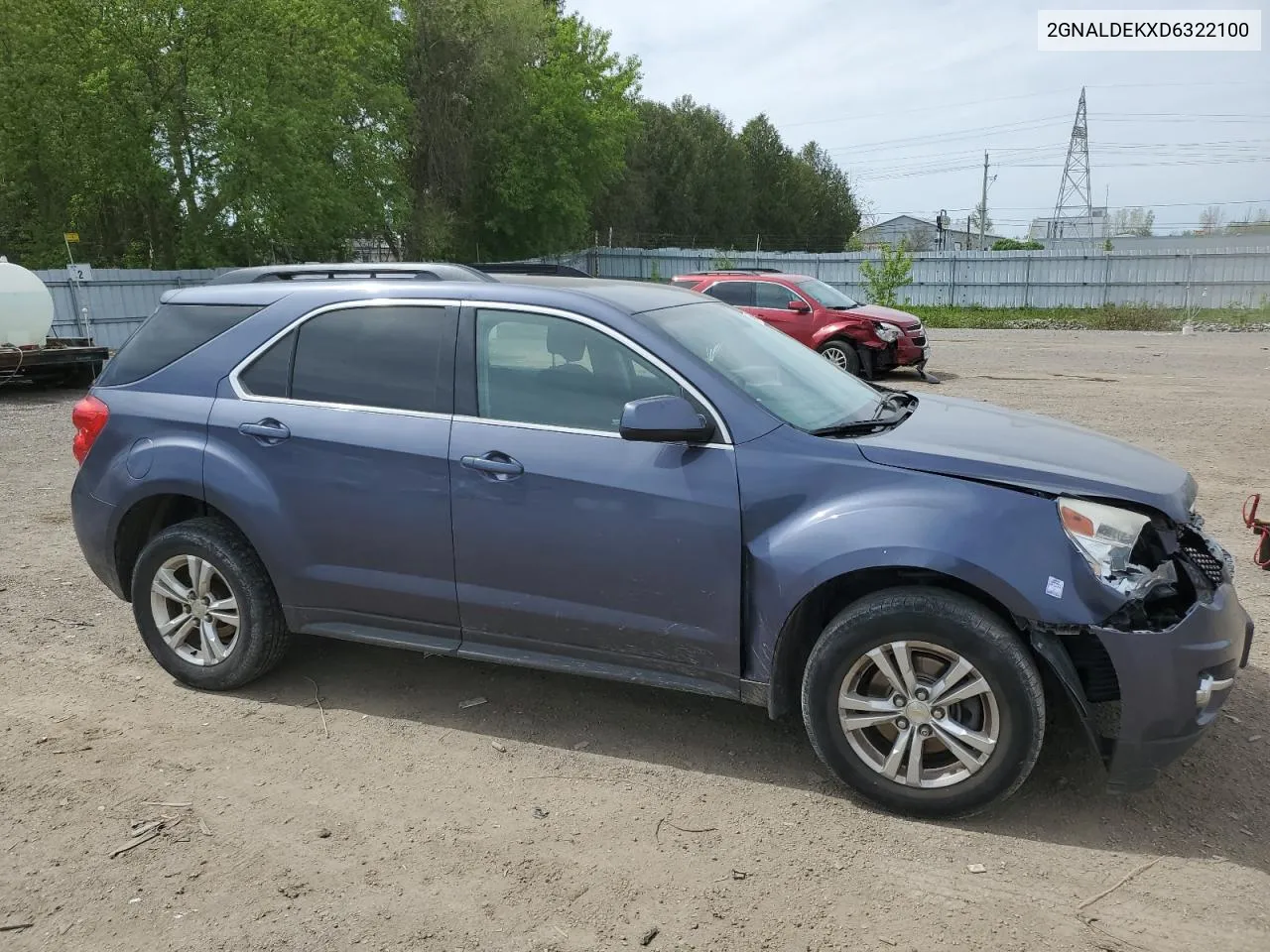 2013 Chevrolet Equinox Lt VIN: 2GNALDEKXD6322100 Lot: 54006114