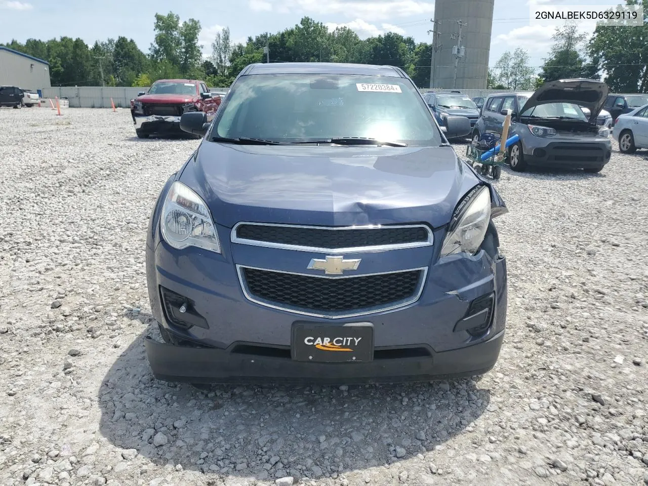 2GNALBEK5D6329119 2013 Chevrolet Equinox Ls