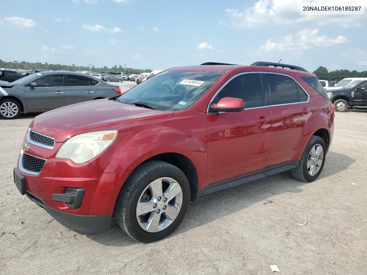 2013 Chevrolet Equinox Lt VIN: 2GNALDEK1D6185287 Lot: 61149824