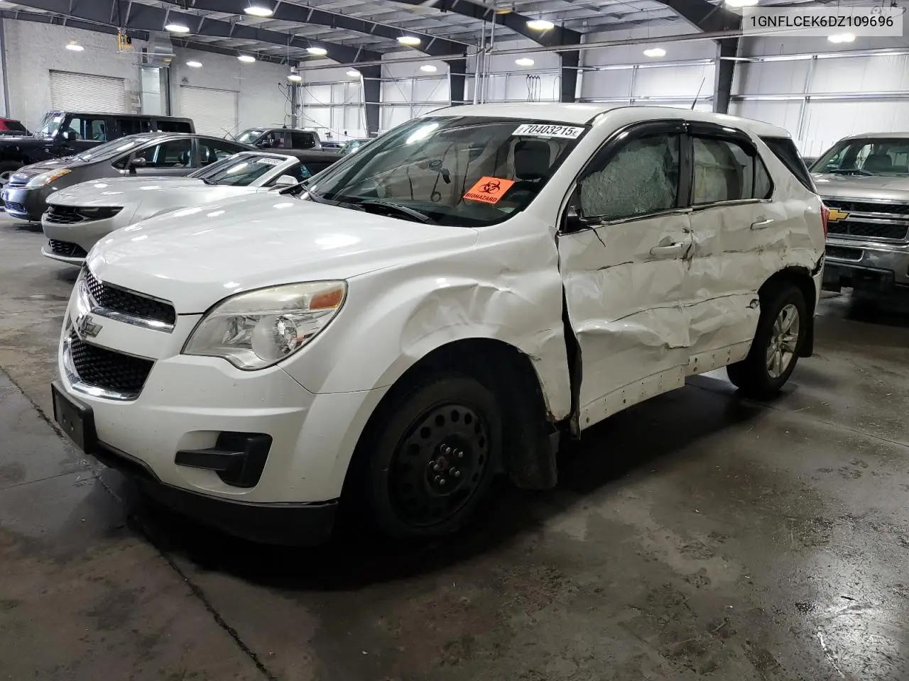 1GNFLCEK6DZ109696 2013 Chevrolet Equinox Ls