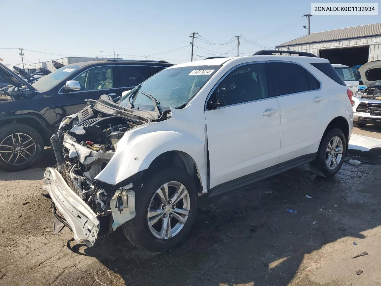 2013 Chevrolet Equinox Lt VIN: 2GNALDEK0D1132934 Lot: 71817024