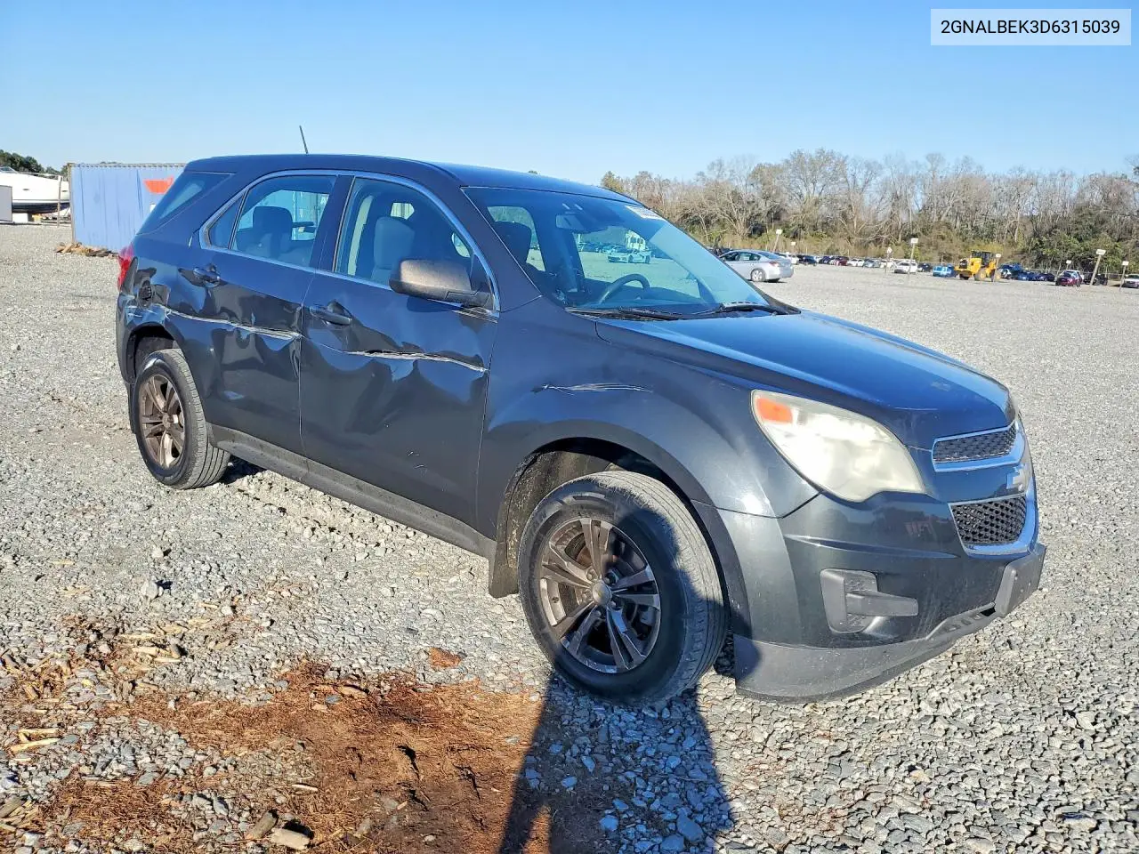 2GNALBEK3D6315039 2013 Chevrolet Equinox Ls