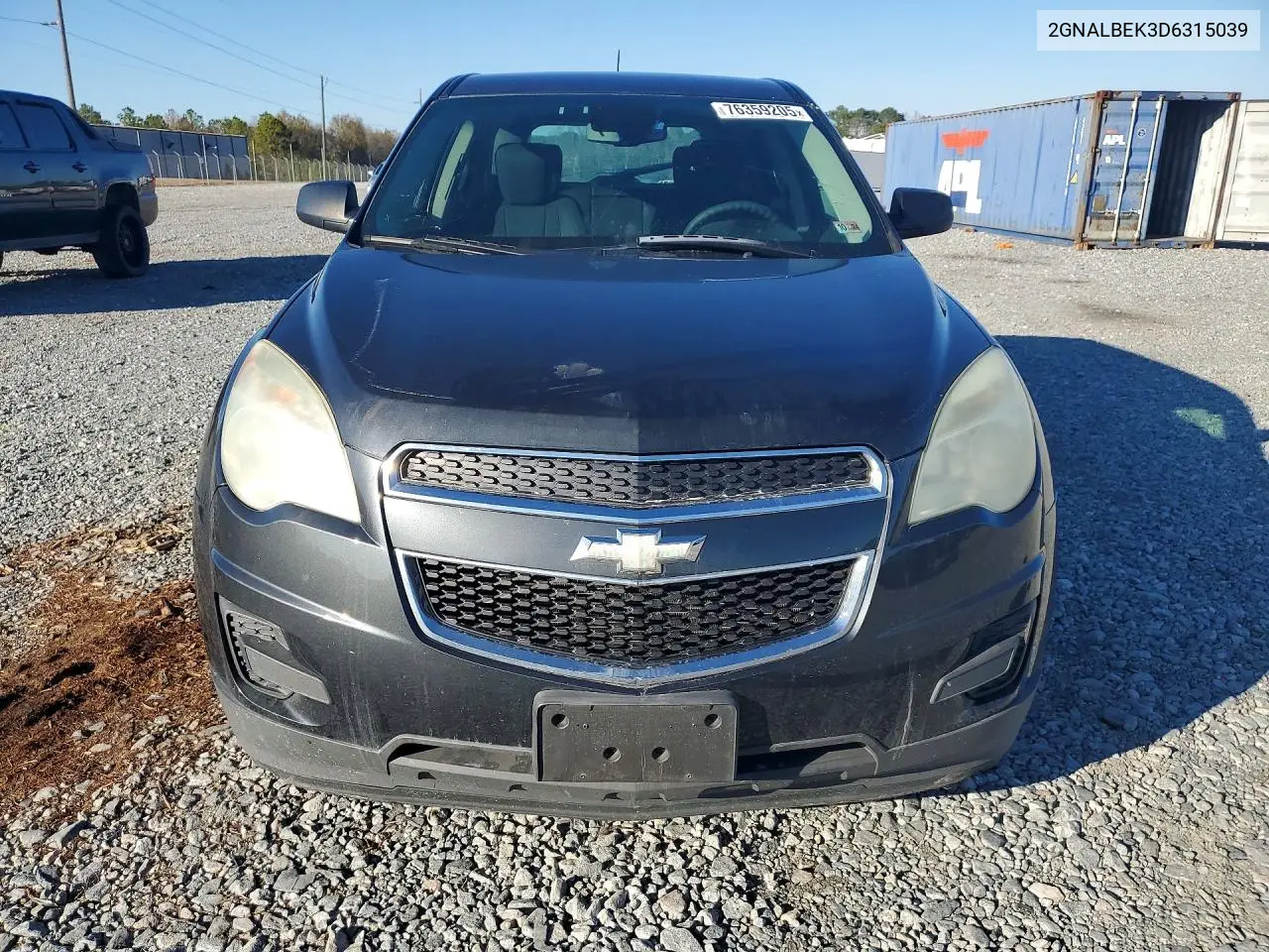 2GNALBEK3D6315039 2013 Chevrolet Equinox Ls