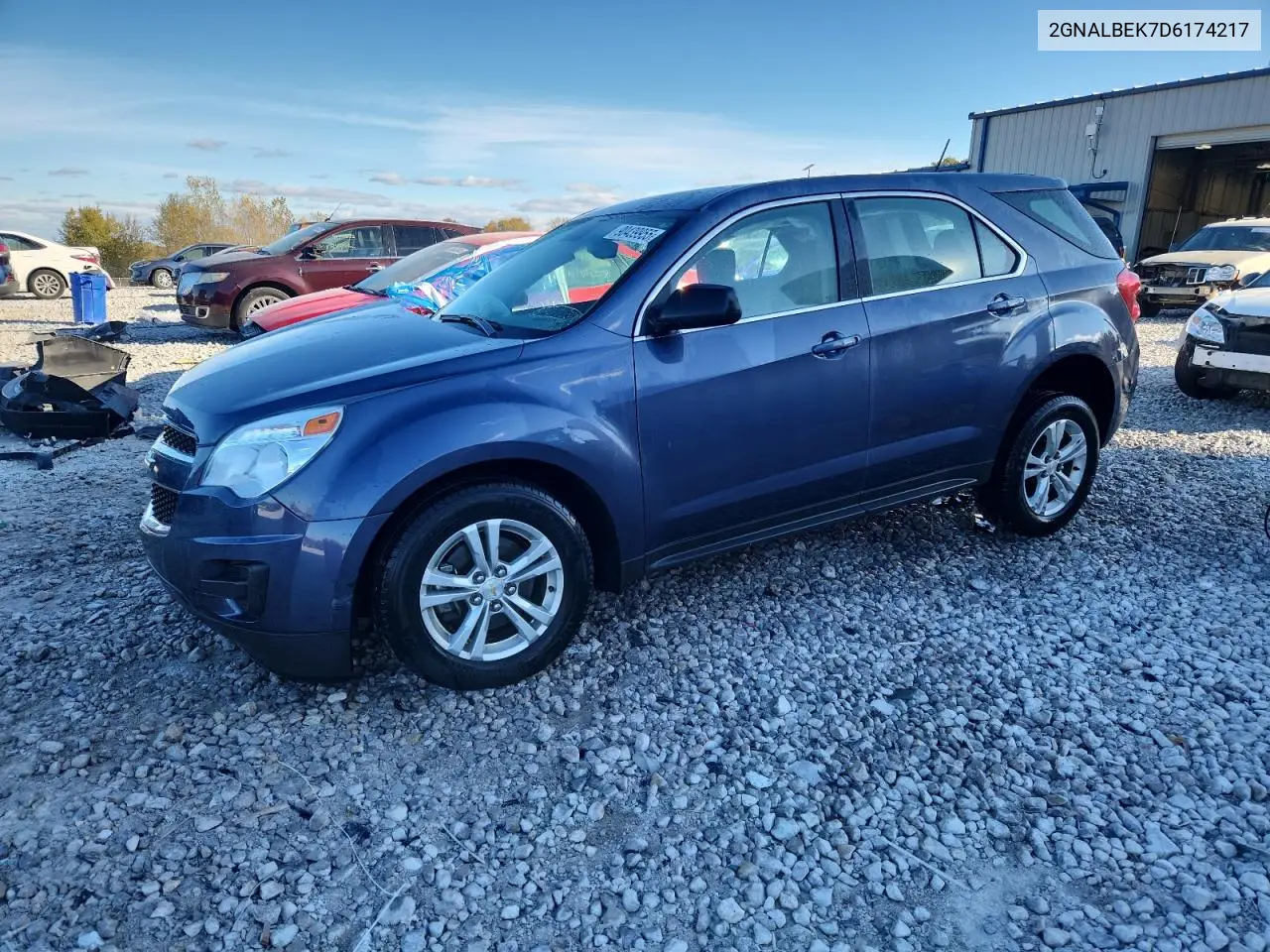 2GNALBEK7D6174217 2013 Chevrolet Equinox Ls