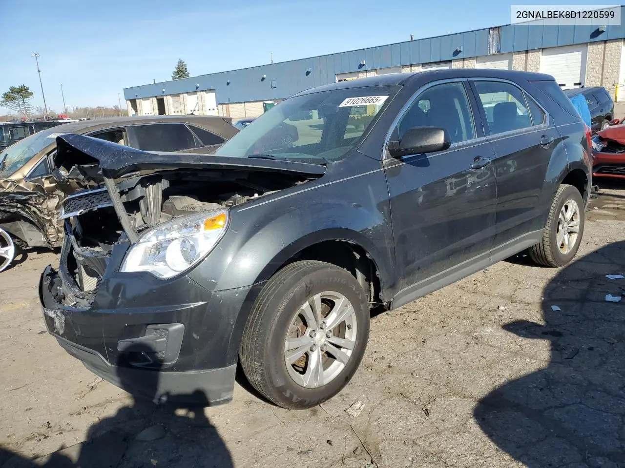 2GNALBEK8D1220599 2013 Chevrolet Equinox Ls