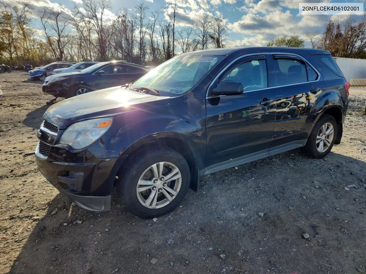 2GNFLCEK4D6102001 2013 Chevrolet Equinox Ls