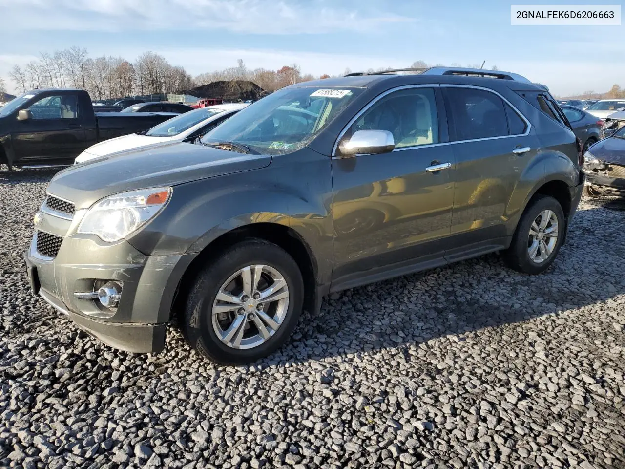 2GNALFEK6D6206663 2013 Chevrolet Equinox Ltz