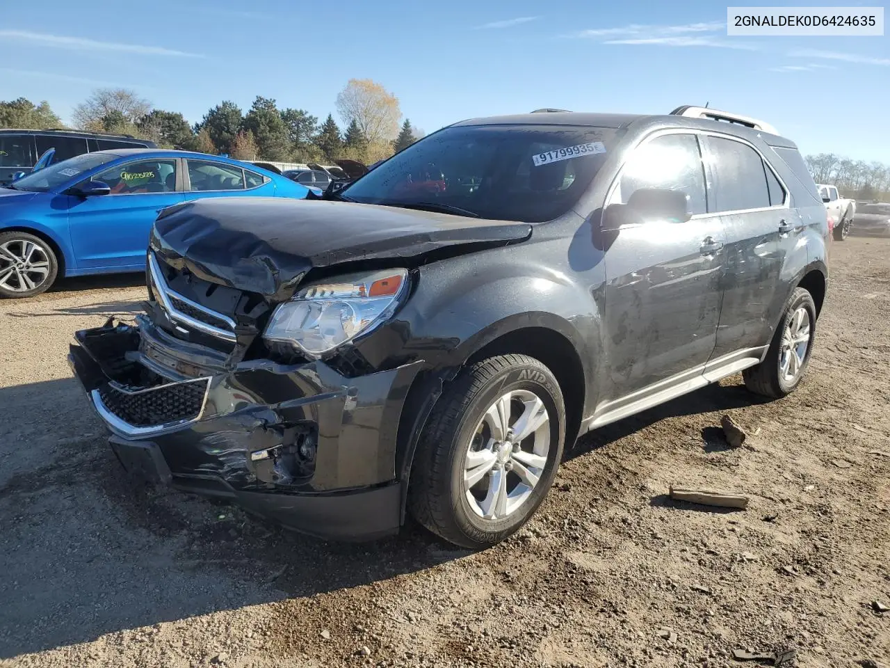 2GNALDEK0D6424635 2013 Chevrolet Equinox Lt