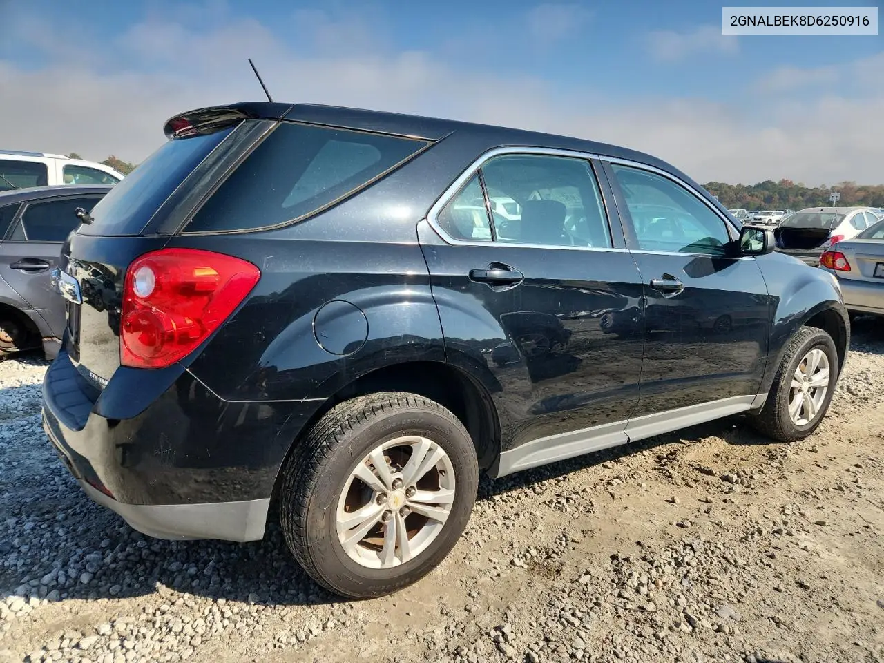 2GNALBEK8D6250916 2013 Chevrolet Equinox Ls