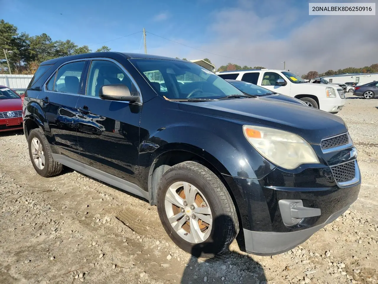2GNALBEK8D6250916 2013 Chevrolet Equinox Ls