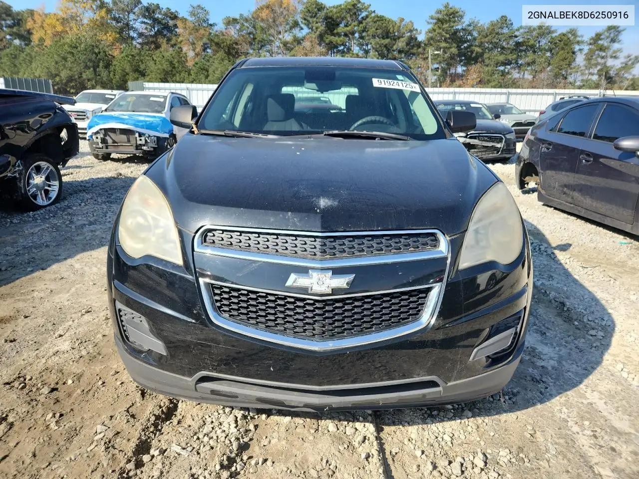 2GNALBEK8D6250916 2013 Chevrolet Equinox Ls