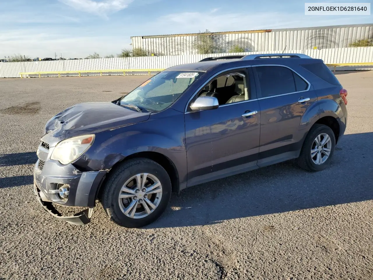 2GNFLGEK1D6281640 2013 Chevrolet Equinox Ltz