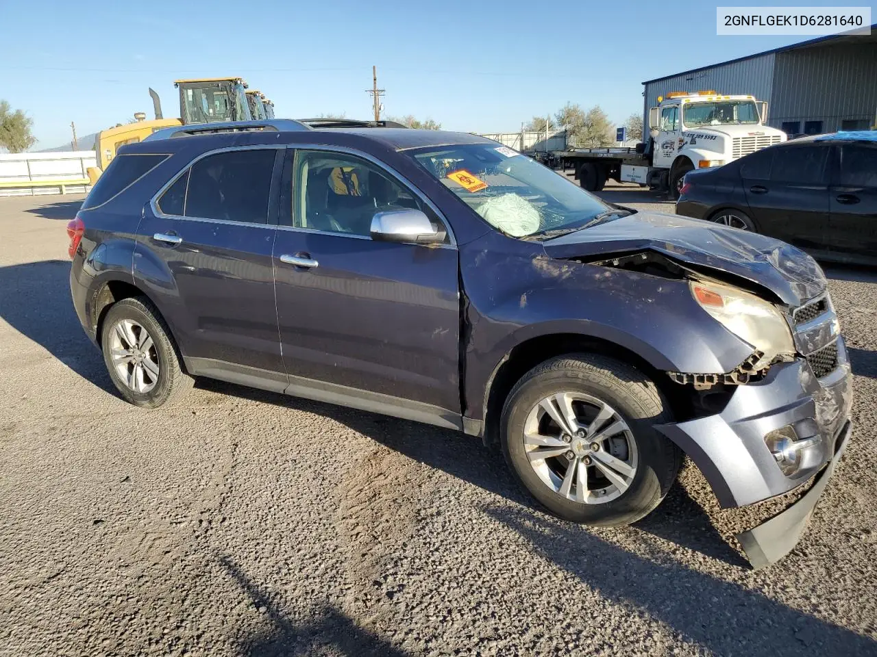 2GNFLGEK1D6281640 2013 Chevrolet Equinox Ltz