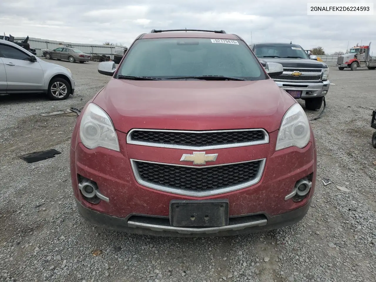 2GNALFEK2D6224593 2013 Chevrolet Equinox Ltz
