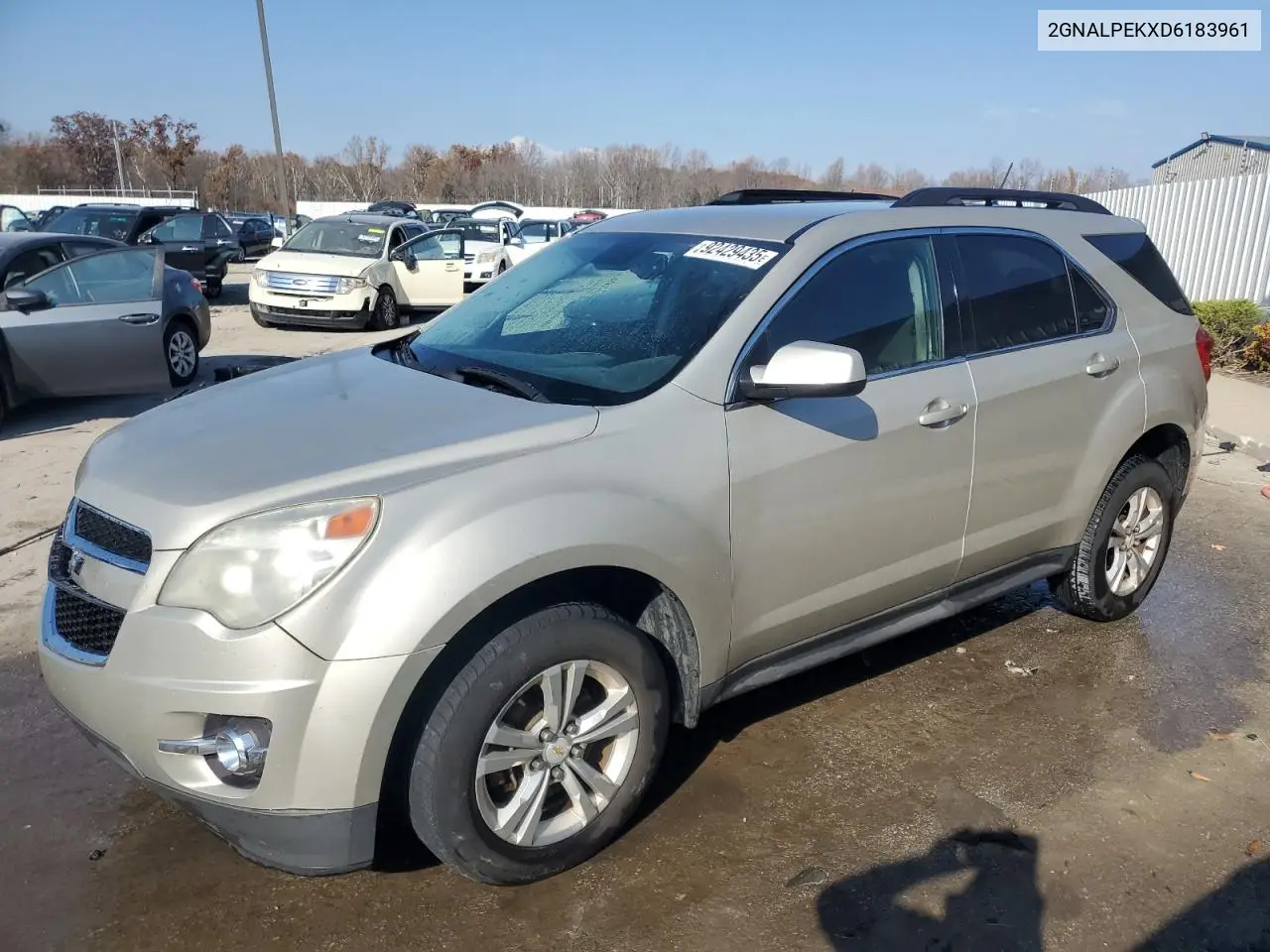 2GNALPEKXD6183961 2013 Chevrolet Equinox Lt
