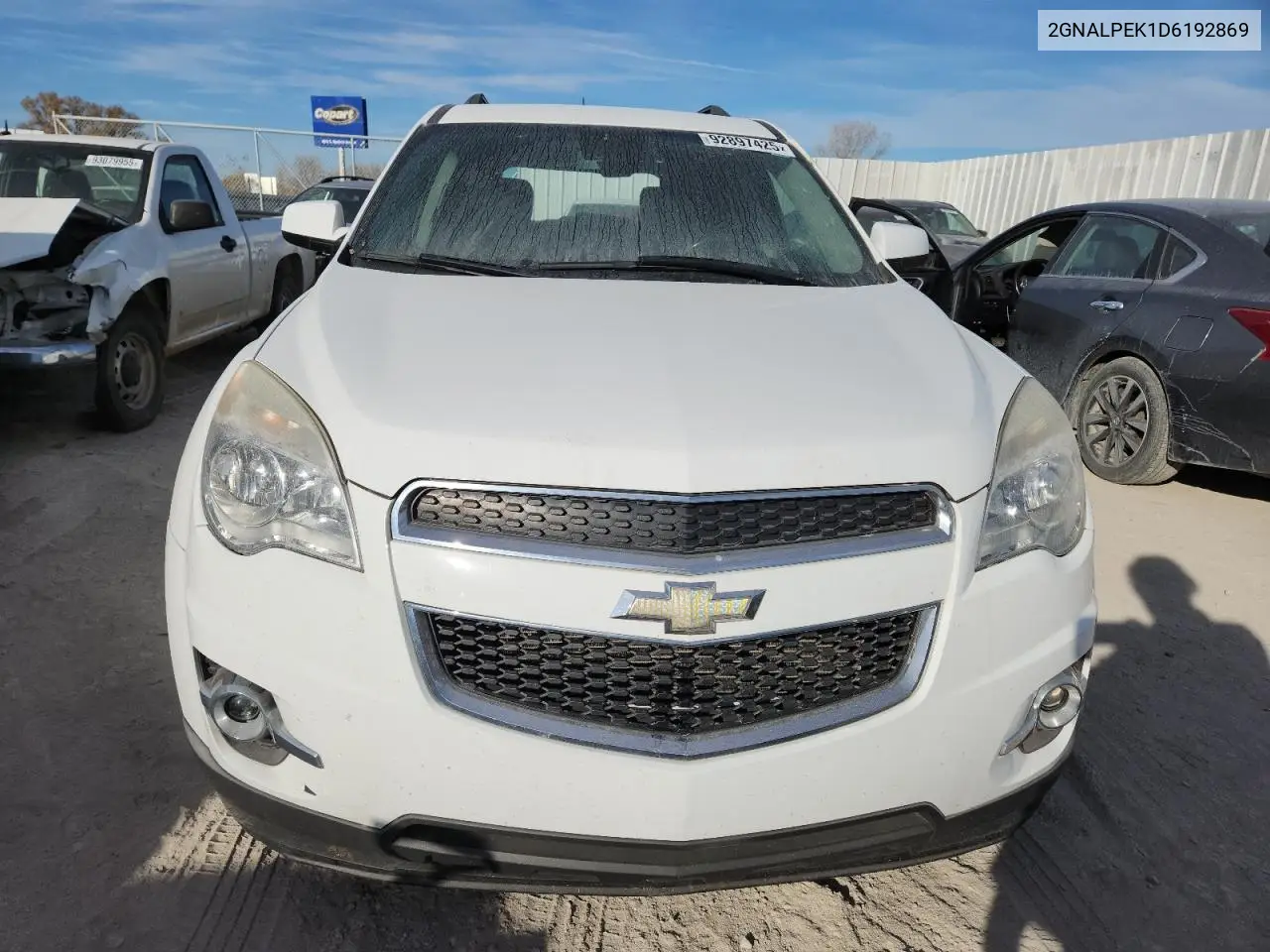 2GNALPEK1D6192869 2013 Chevrolet Equinox Lt