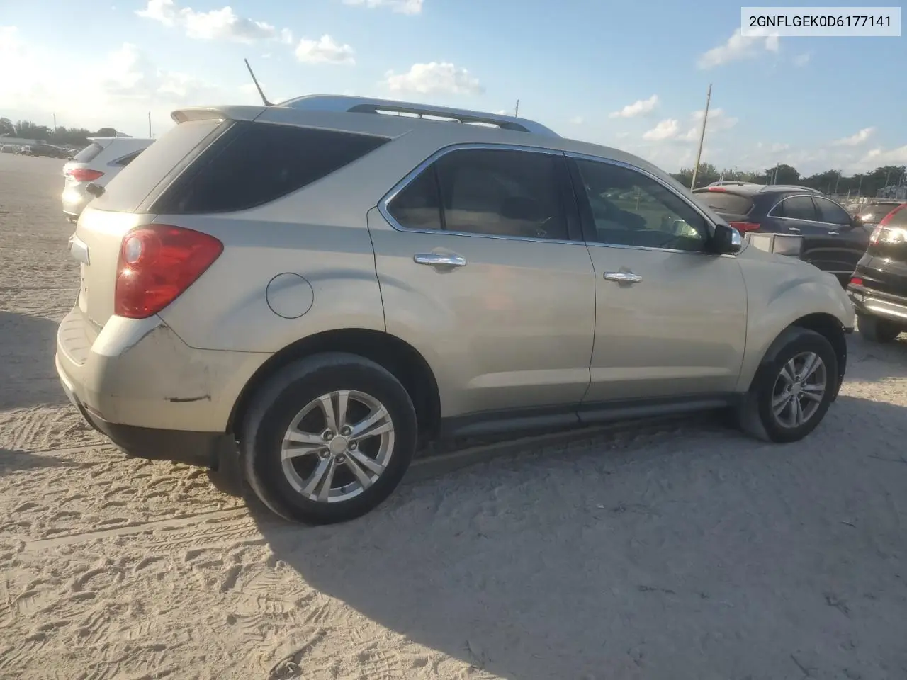 2GNFLGEK0D6177141 2013 Chevrolet Equinox Ltz
