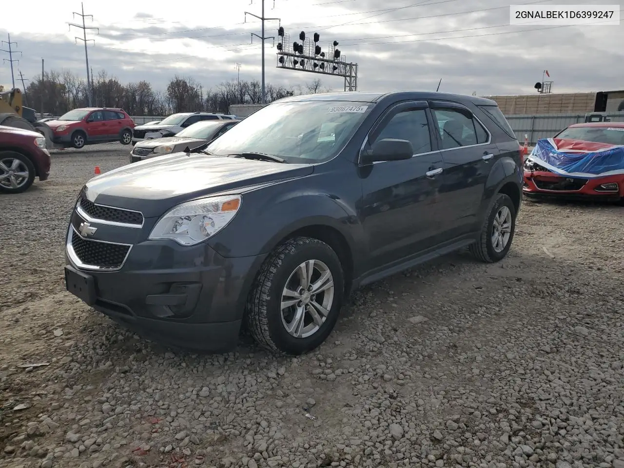 2GNALBEK1D6399247 2013 Chevrolet Equinox Ls