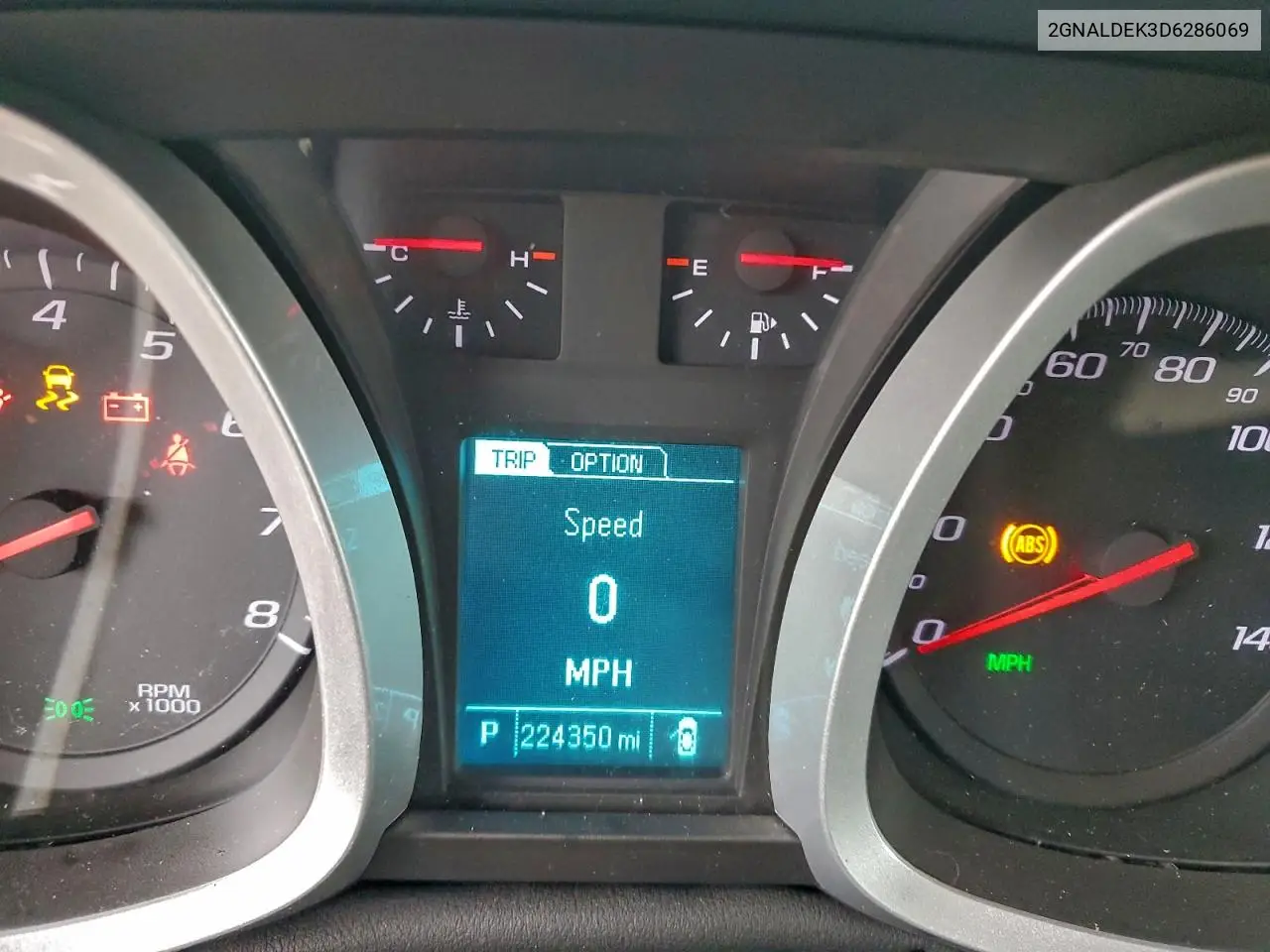 2GNALDEK3D6286069 2013 Chevrolet Equinox Lt