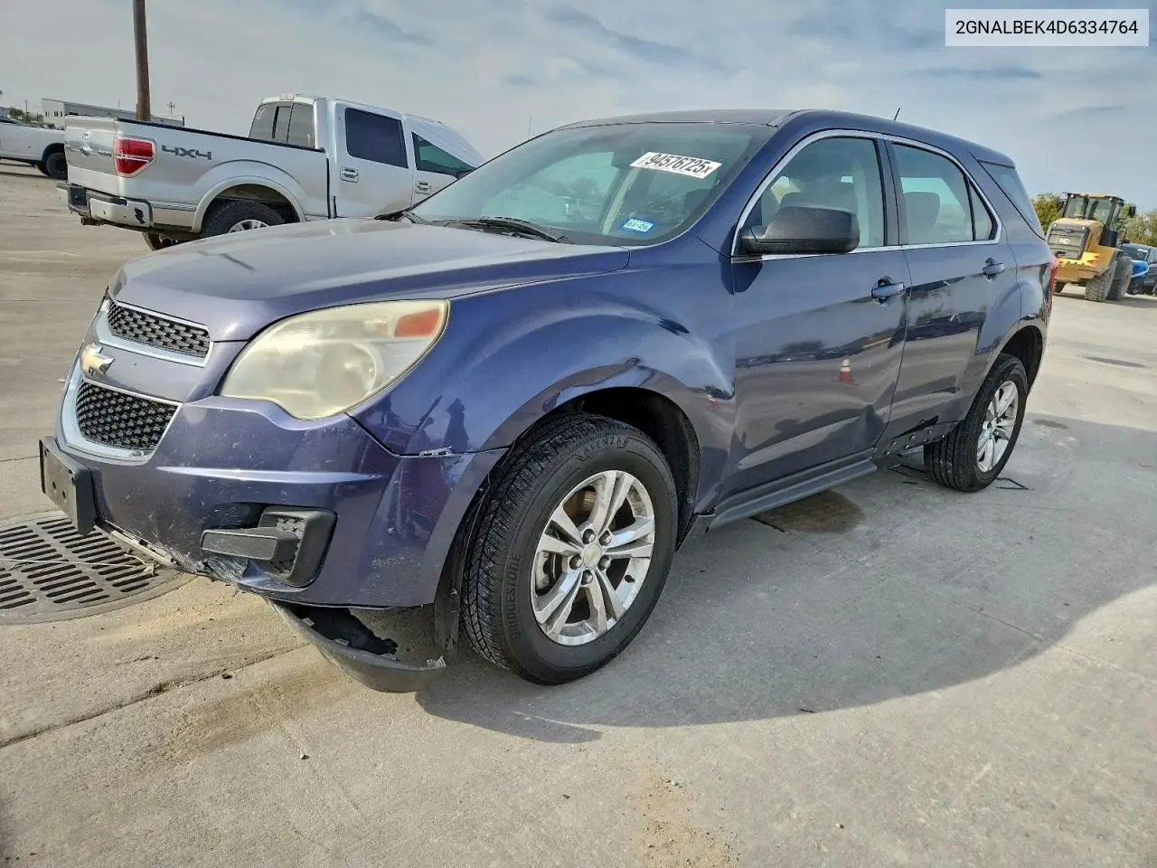 2GNALBEK4D6334764 2013 Chevrolet Equinox Ls