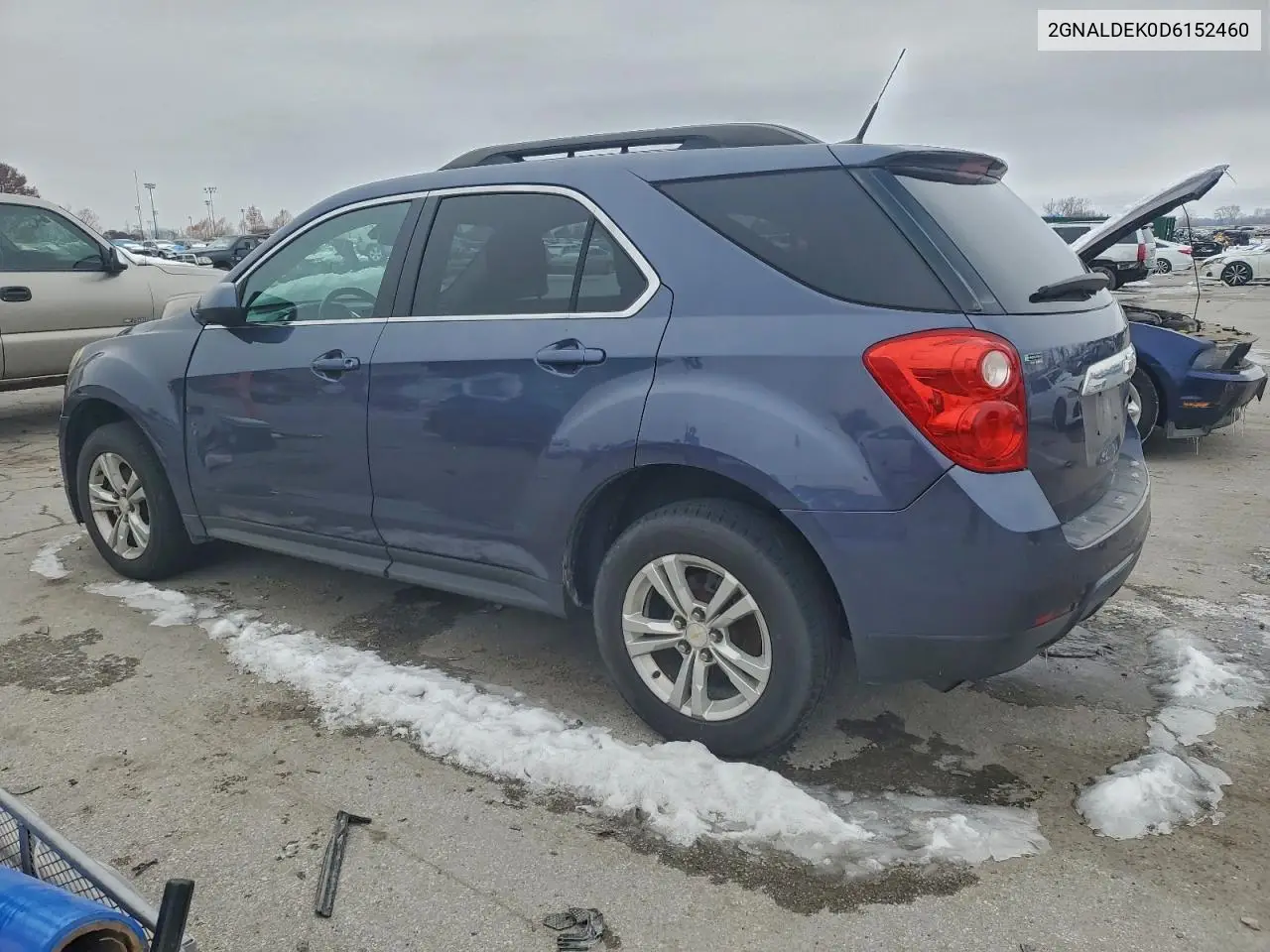 2GNALDEK0D6152460 2013 Chevrolet Equinox Lt